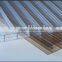 4-18mm UV-protection red polycarbonate hollow sheet