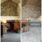Pebble Stone Carpet Mosaic Tile Red Pebble Stone Flooring Shower Pebble Tiles