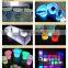 PE plastic multicolor change lighed up led ice bucket/wine cooler