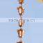 Copper tulip rain chain/ Flower Design Cup For Garden Decor And Gutter rain chain