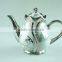 Siliver chromed Porcelain Teapot with lid, 800 ml water pots&kettles Chaozhou Stock