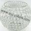 Clear Crystal Carved Votive Candle Holder for Home Decoration