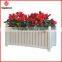 Rectangle Wooden Planter Boxes White Finish