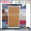 Sample bedroom wardrobe stainless steel hanging clothes storage cabinet with adjustable shelves