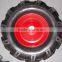 rubber wheel size 4.00-8 with steel rim