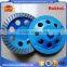 150 mm turbo row diamond grinding disc cup wheel for concrete floor 6" cutting tools for stone abrasive polishing grinder