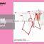 Home Furniture Durable Foldable Clothes Drying Rack With Towel Hanger Rail