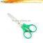 S71030 4-3/4" diverse stainless steel colorful paper cutting student scissor set