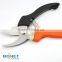 SGA0011 8" sharp cutting edge and curve blade garden bypass floral scissors shears