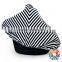 Black & White Print Baby Car Seat Cover Soft Cotton Car Seat Cover And Breastfeeding Cover Dual Purpose Baby Mom Product