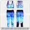 custom sublimated and screen printed fitness yoga wear for leggings