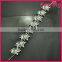wholesale fashion white elegant flower bridal hair accessories with rhinestone for wedding decoration in bulk WHD-031