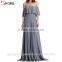 Formal cheap gown vestido women party long wedding evening off shoulder chiffon bridesmaid dresses