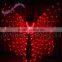 Yifusha solid colors belly dancing open LED wings
