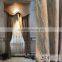 TOP ONE curtain factory first -class quality creative designs jacquard sheer blackout embroidery curtain