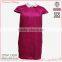 Lady's Top Fashion Peter Pan Collar Shniy Big Size Pictures Semi Formal Dresses