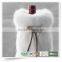 Faux fur winebottle cover handmade factory price high quality wholesale
