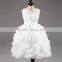 MGOO 2015 New Coming White Infant Dress For Girl Ball Gown Flowers Gorgeous Elegant Kids Dress MGT013-1