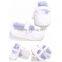 Baby Pre-Walker Flower Appliqued Dress Solid White Mary Jane Infant Shoes colourful