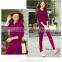 2017 Casual Fleece Slim Fit Women Tracksuit Wholesale Cheap Custom Women Tracksuit