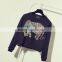 fashion design cotton long sleeve hoody have cool printing for women