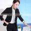 2016 ladies long sleeve blazer and skirt set, women business suits