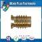 Made in Taiwan Brass Standard Stainless Steel Threaded Zinc Plated Wood Insert Nut