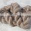 Factory wholesale competitive price Mongolian cashmere fiber tops brown 16.5mic/44-46mm for spinning yarn