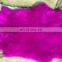 Factory wholesale tanned thick and soft raw or dyed large size genuine rabbit fur skin pelt