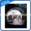 Take Photos Inflatable Snow Globes, 4m Dia Clear Inflatable Bubble Tent Outdoor Inflatable Exhibition Dome For Party