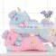 New design custom made funny plush unicorn toys tissue box cover good quality home decoration toys