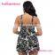Fashion Sexy V Neck Top Quality One Piece Fat Woman In Bathing Suit