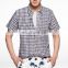 T-MSS525 Summer Men Casual Short Sleeve New Checks Shirts Designs