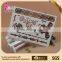 Non-toxic Waterproof tattoo feature blue and silver foil tattoo sticker metal temporary tattoo sticker