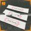 Environmental brand woven label tag for foreign trading garments cotton clothes neck label