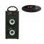 Wooden portable active party speaker with FM radio and remote control function