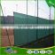 Pe dark green tennis court privacy screen woven windbreak