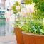 Corten Steel Planter Round Pot For Garden