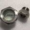 high pressure stainless steel 316 oil level sight glass for BHO extractor close loop male M18 M27 M36x1.5