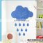 100% Polyester Felt Memo Board Cloud Wall Decoration
