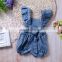 2020 new blue one-piece baby girl little loli sleeveless summer foreign trade children's clothing is now wholesale