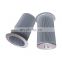 Professional customized chemical plant use stainless steel 316 / 304 melt polymer strainer mesh oil filter
