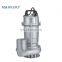 Well fish ponds drain stainless steel 220 volt 1"inch submersible water pump