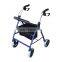 2021 Aluminum frame rollator walker with seat best selling folding rollator