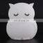 Children Cartoon Cute 3D owl Shape Silicone Lamp Baby Colorful Sleeping Lighting Touch Night Light for Kids