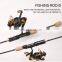 1.8m Section Carbon Fiber Spinning Fishing Rod Ultra Light Fly Lure Rod