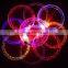 LED Light Up Flashing Bracelet Bangle Acrylic Wristband Glow Blinking Party Club