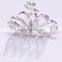 Fashion crystal Rhinestone baby kids princess Birthday party girl women hair comb gift tiara crown FZZ-048 Size 7*4.5