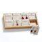 Bamboo and wood jewelry viewing pallet Ring Necklace Pendant Bracelet Earring Jewelry Display Storage box jewelry display props
