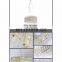 Contemporary Crystal Strip Big Brass And Crystal Chandelier for Home Hotel Villa Decoration